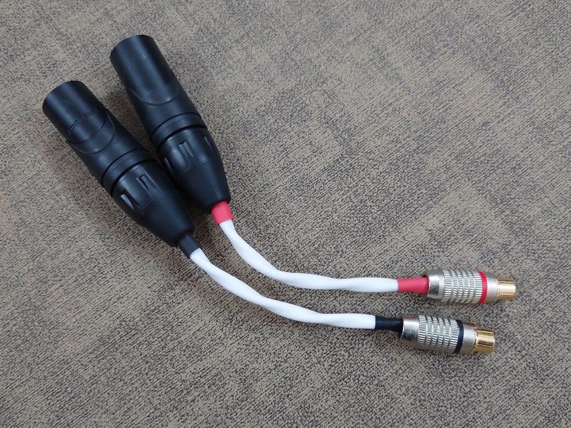 Dây chuyển jack XLR / balance  sang hoa sen RCA âm